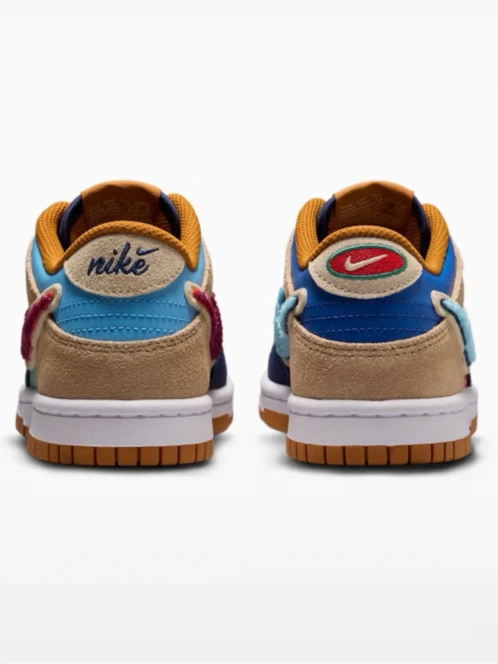 👖❤️🩵 Nike Dunk Low Patchwork 👖❤️🩵